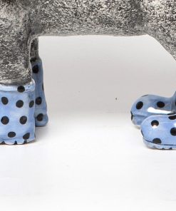 Pig in boots - Blue spotty