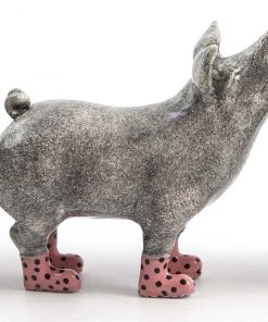 Pig in boots - Pink spotty