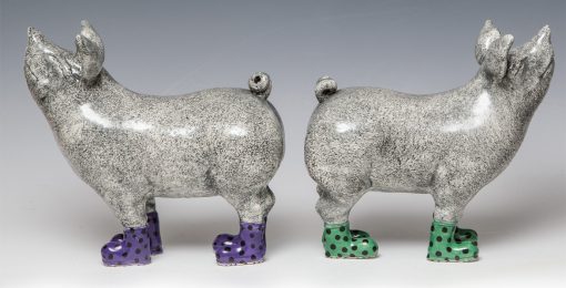 Pig in boots - Green spotty - Image 3