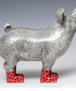 Pig in boots - Red spotty