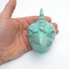 Chicken head - Teal blue
