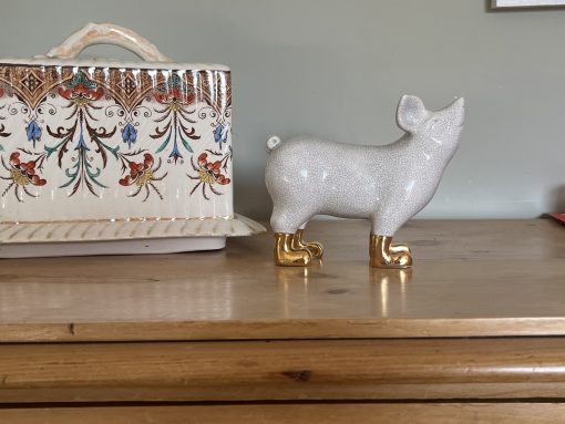 Mini Pigs with Gold or Platinum  lustre boots - Image 4