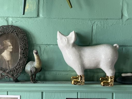 Mini Pigs with Gold or Platinum  lustre boots - Image 6