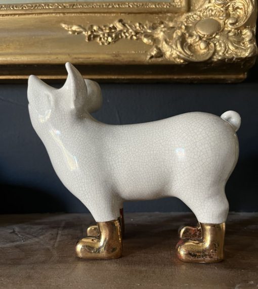 Mini Pigs with Gold or Platinum  lustre boots - Image 7