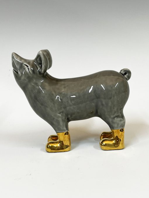 Mini Pigs with Gold or Platinum  lustre boots - Image 9