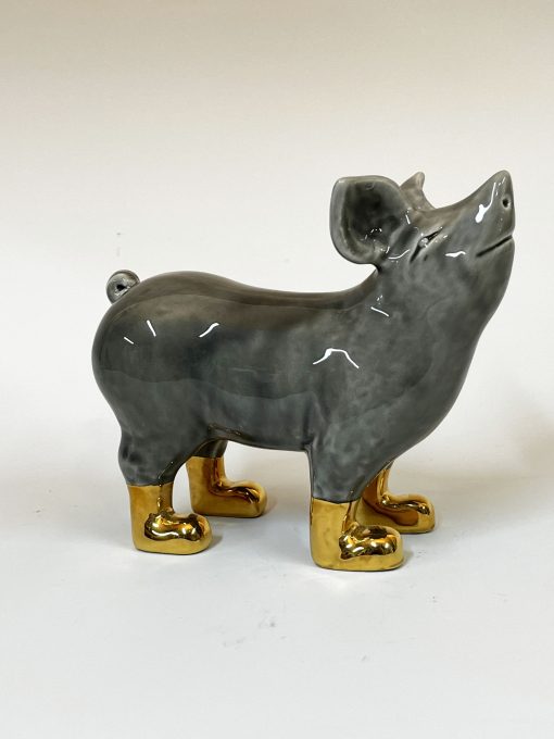 Mini Pigs with Gold or Platinum  lustre boots - Image 11