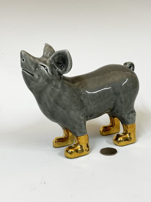 Mini Pigs with Gold or Platinum  lustre boots - Image 12