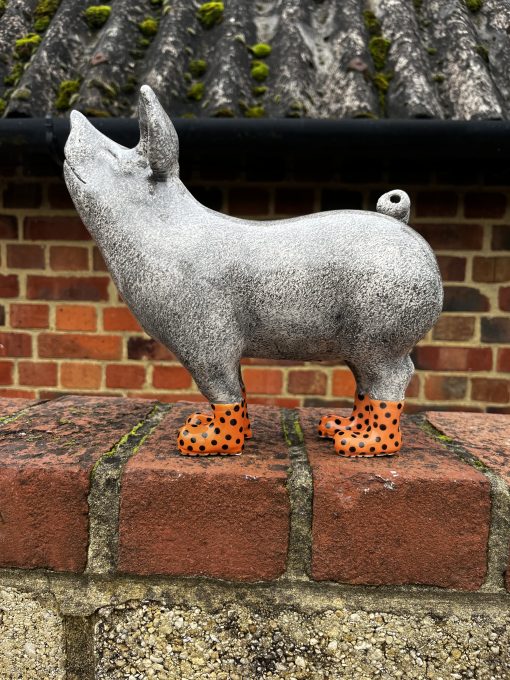Pig in boots - Orange spotty - Image 3