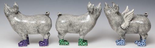 Pig in boots - Green spotty - Image 2