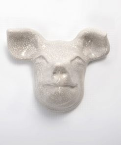 Pig head white crackle