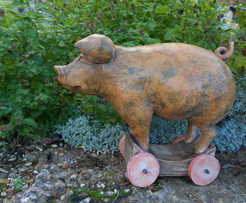 Pig on wheels 2